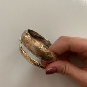 Sterling silver gold bracelets